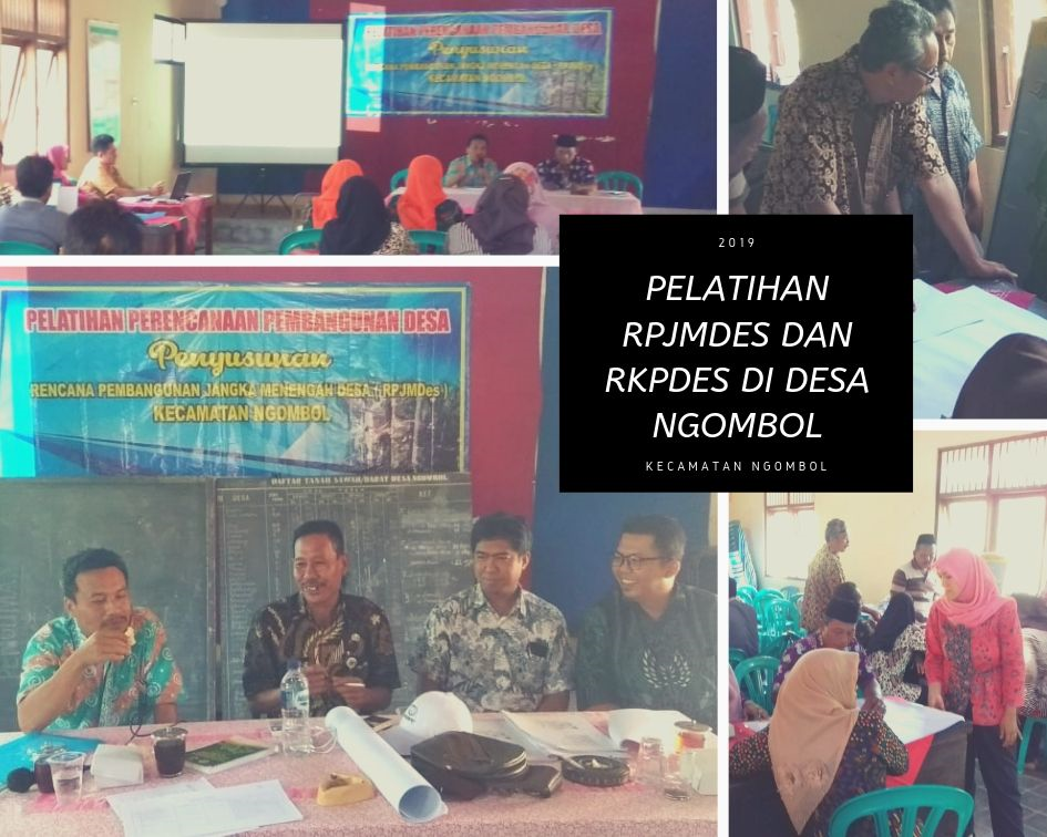 PELATIHAN RPJMDES DAN RKPDES   DI DESA NGOMBOL