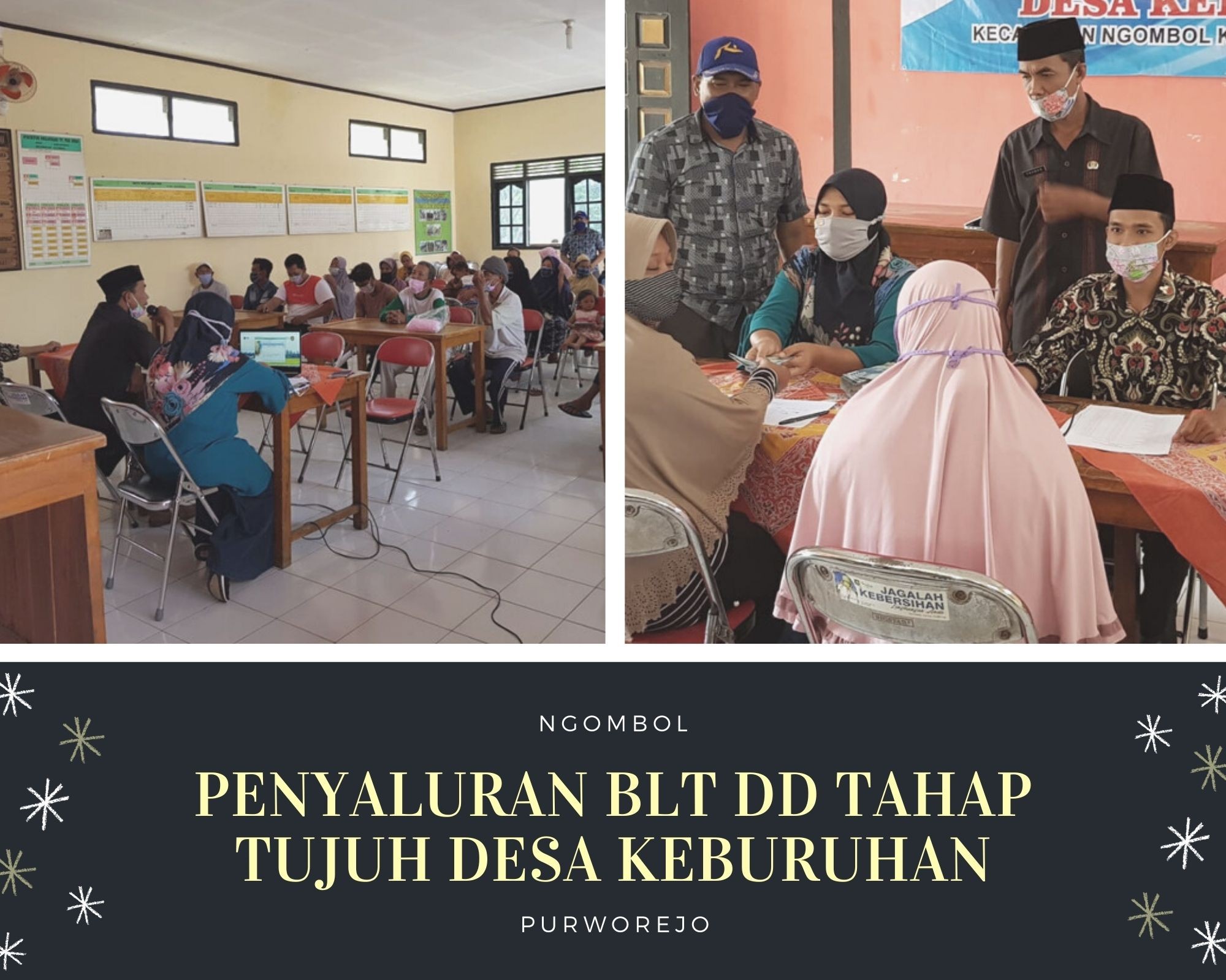 PENYALURAN BLT DD TAHAP TUJUH DESA KEBURUHAN