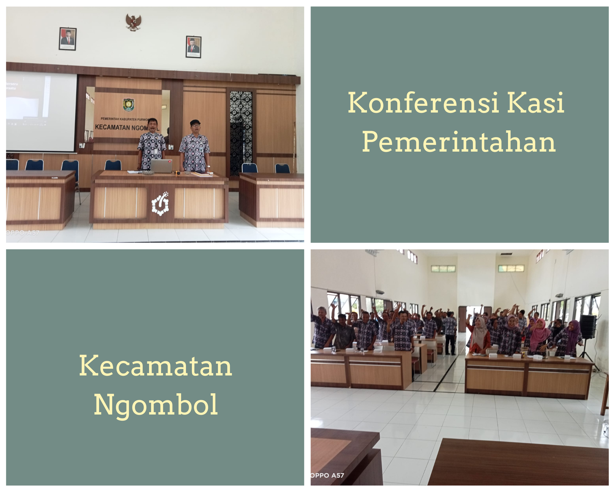 KONFERENSI KASI PEMERINTAHAN DESA SE KECAMATAN NGOMBOL