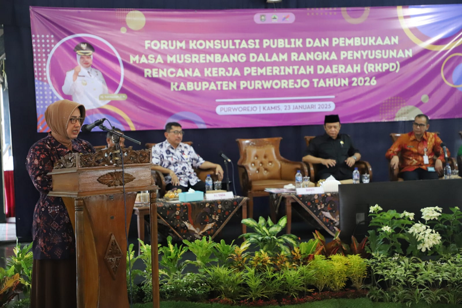 Forum Konsultasi Publik dan Pembukaan Masa Musrenbang Dalam Rangka Penyusunan RKPD Kab. Purworejo TA. 2026