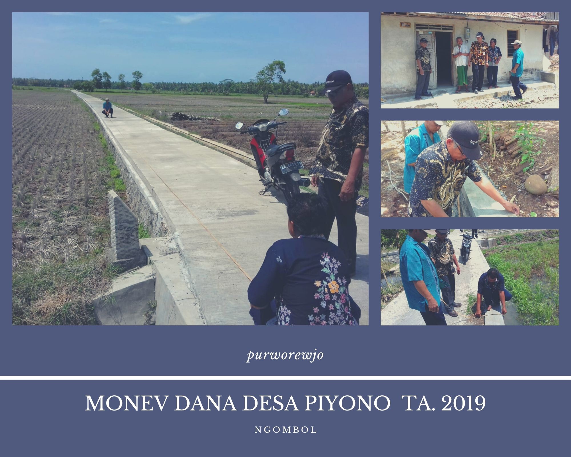 MONEV DANA DESA PIYONO  TA. 2019