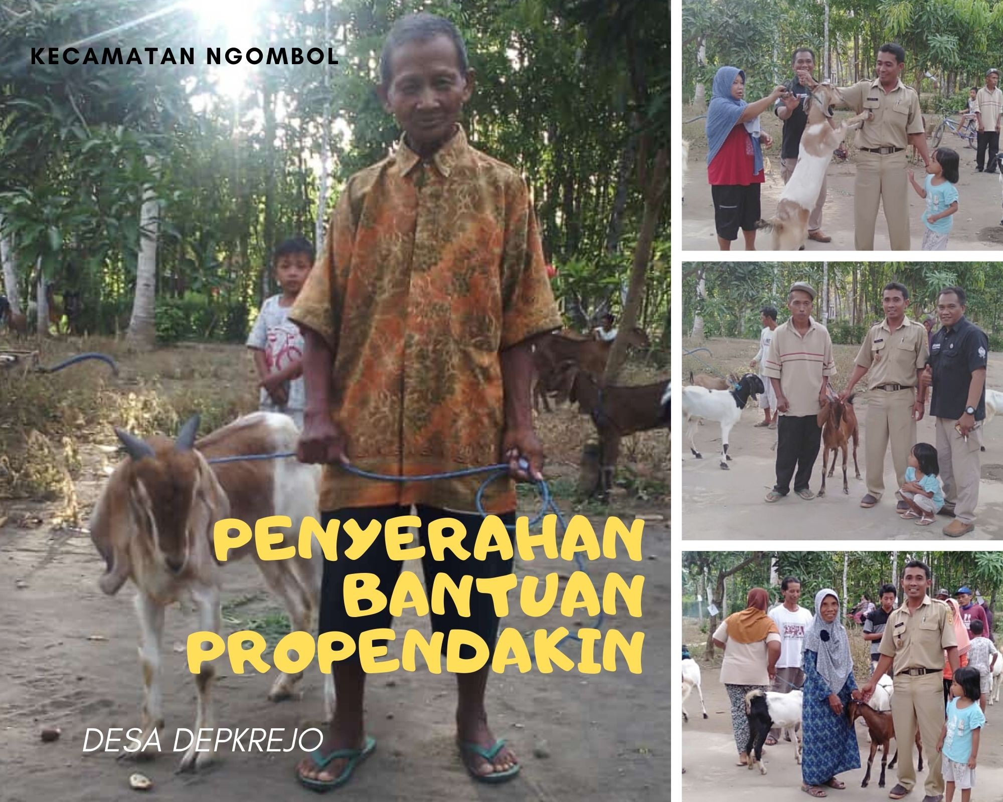 PENYERAHAN BANTUAN PROPENDAKIN DESA DEPOKREJO