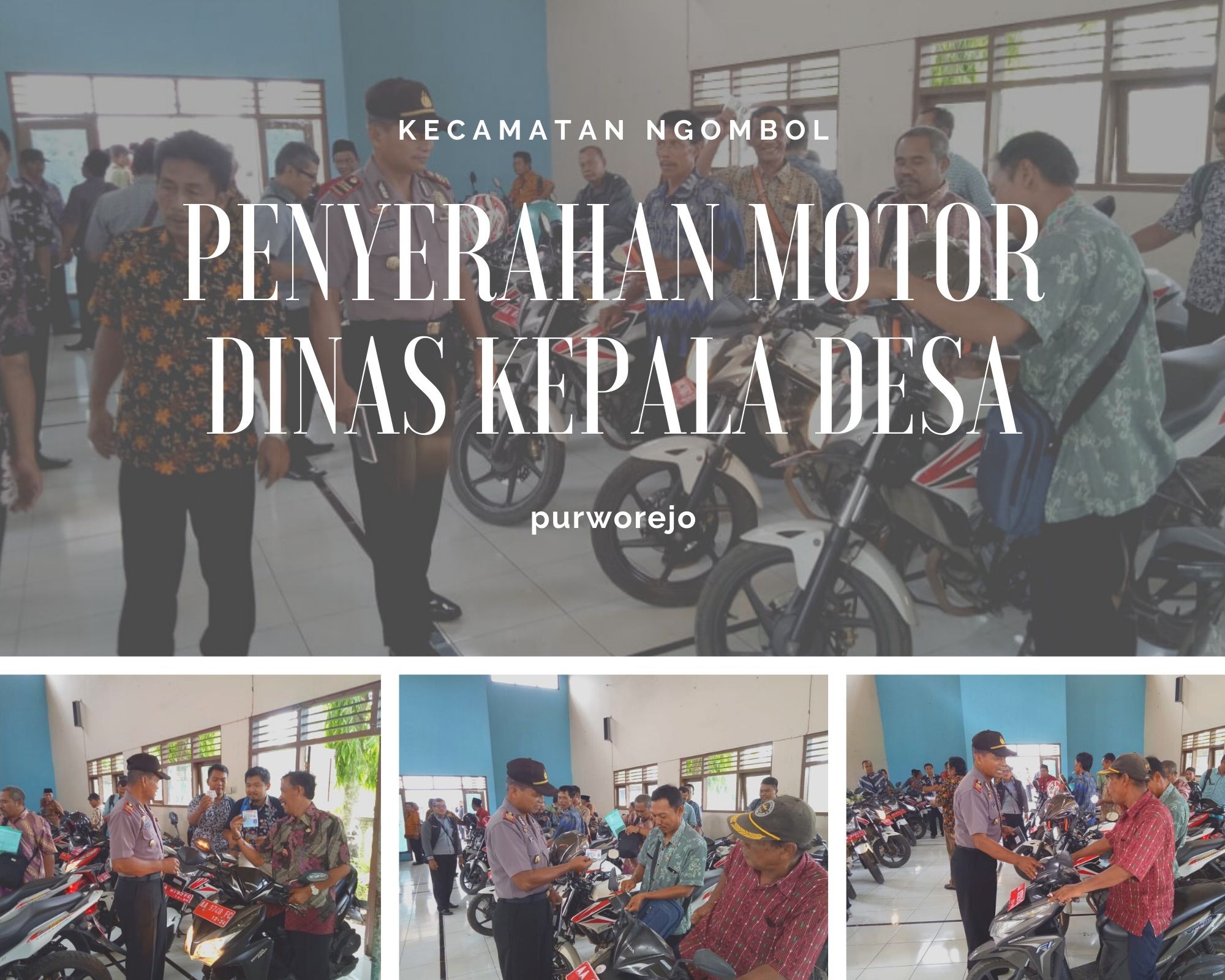 PENYERAHAN MOTOR DINAS KEPALA DESA