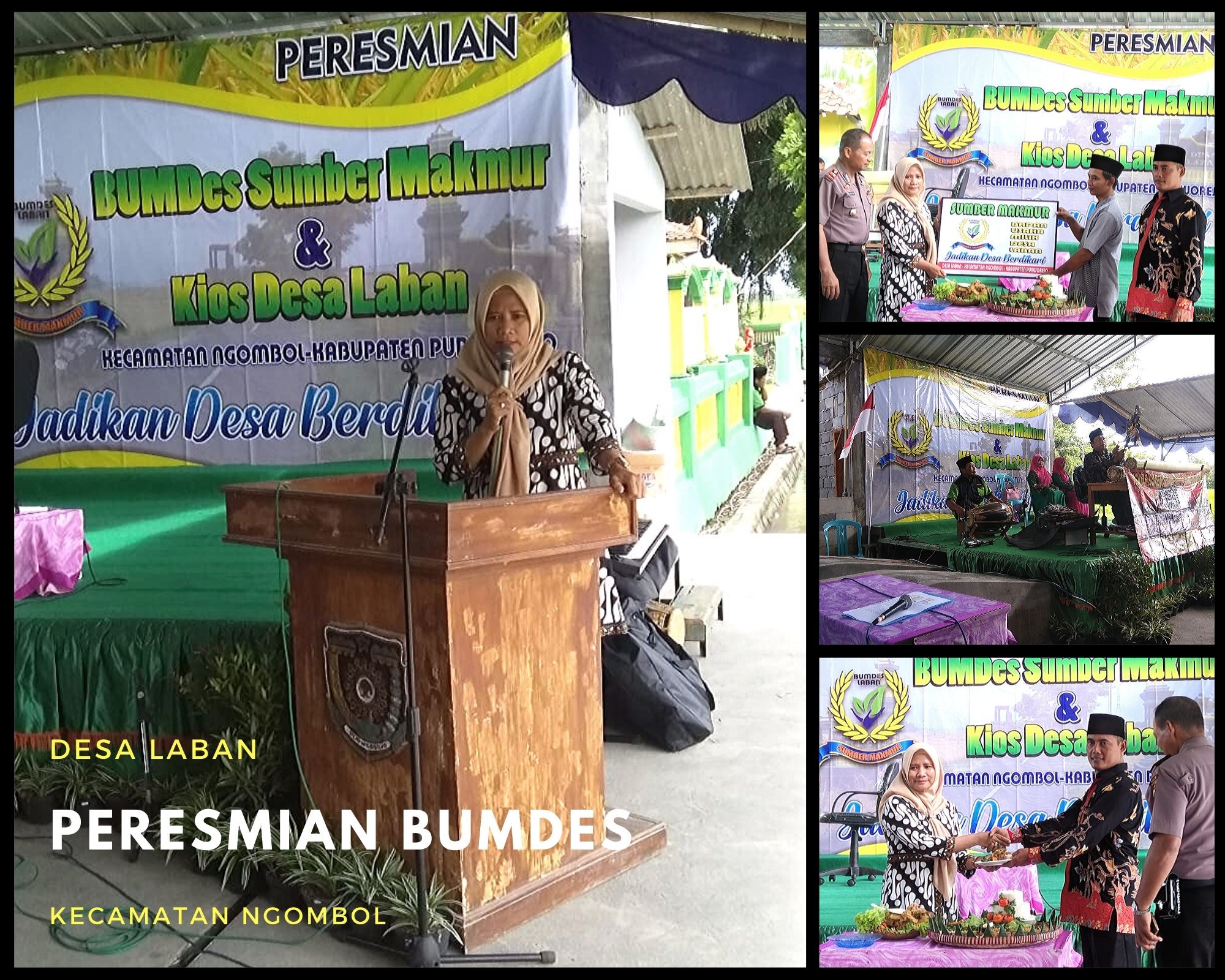 PERESMIAN BUMDES LABAN