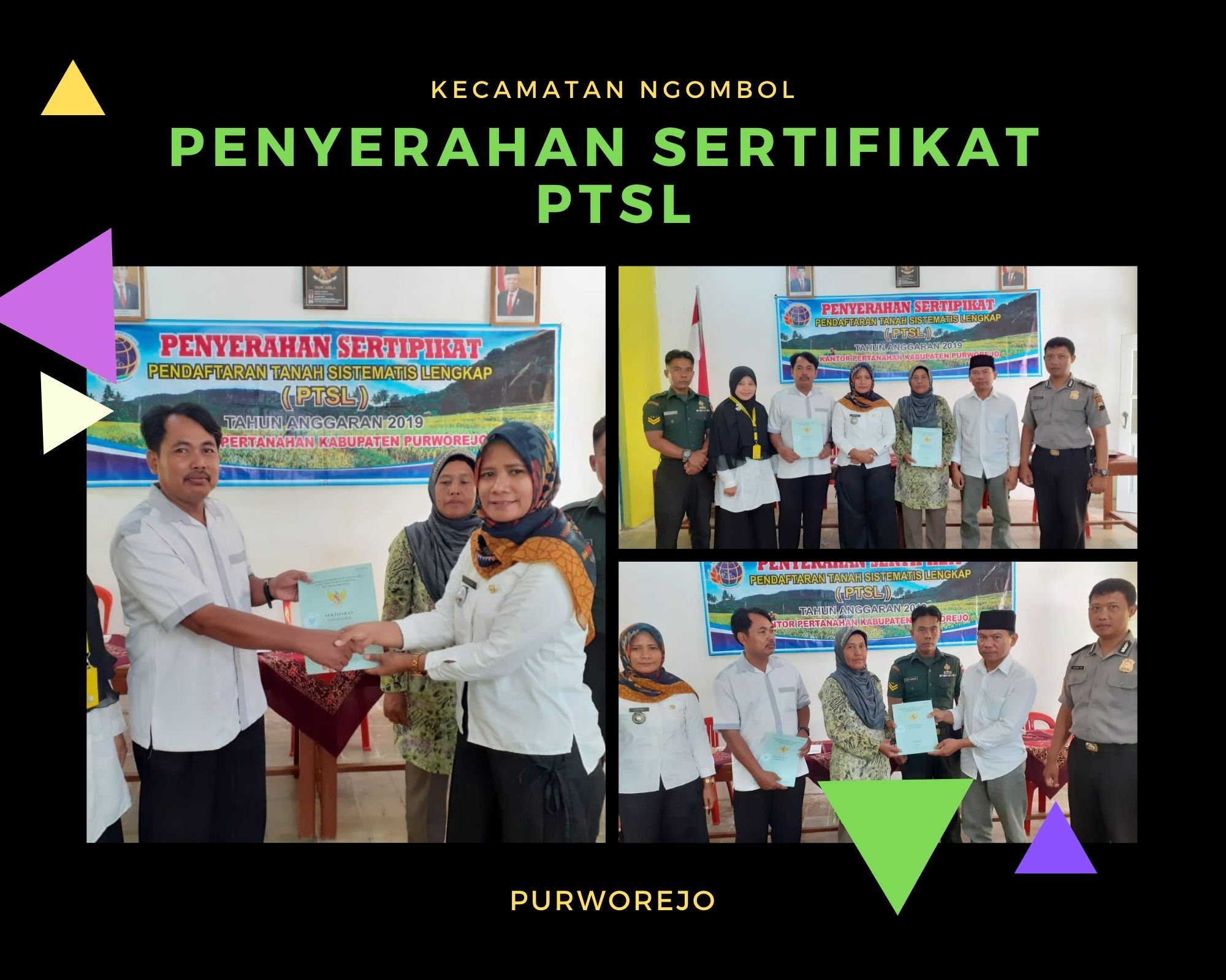 PENYERAHAN SERTIFIKAT  PTSL