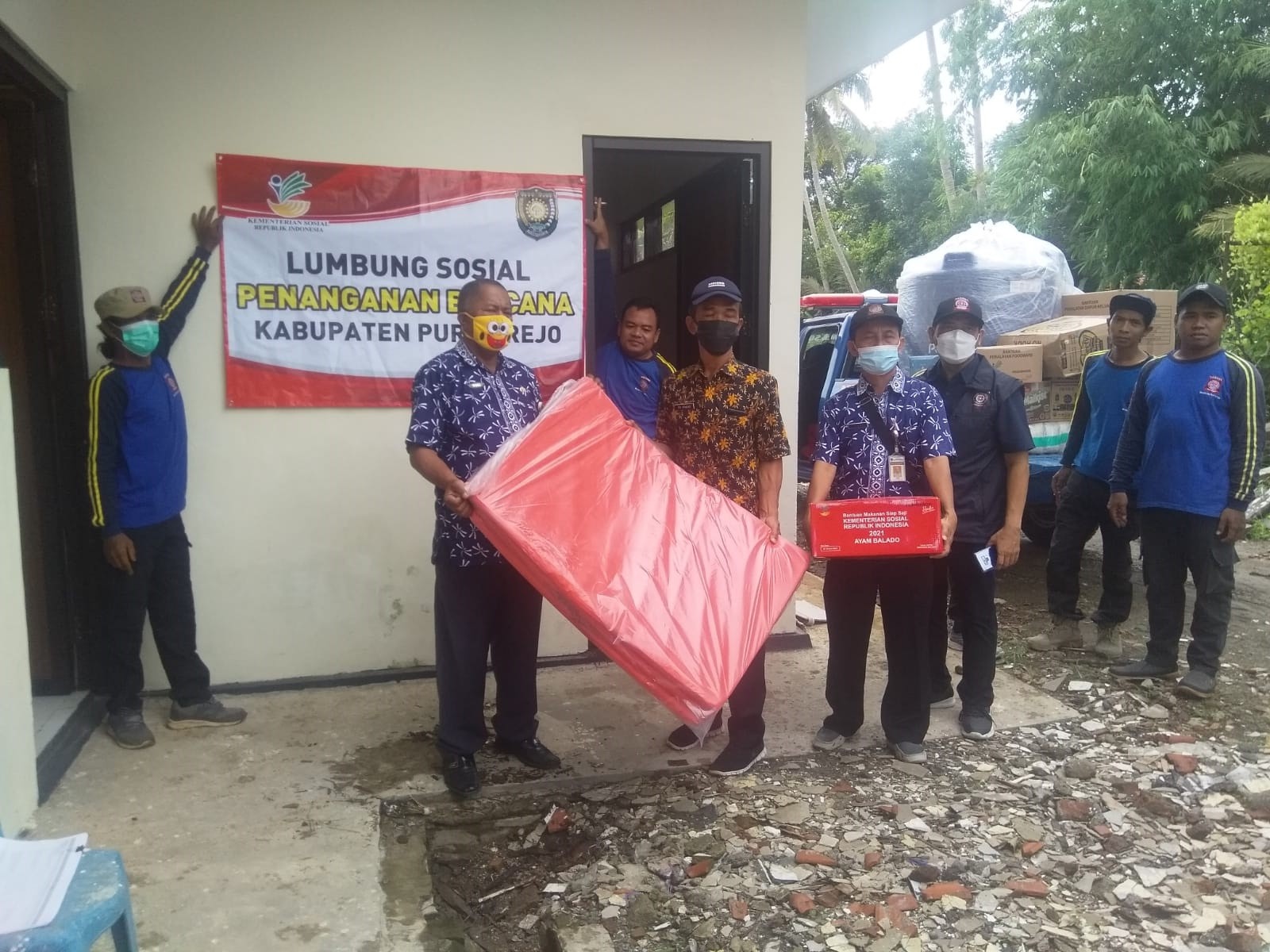 KECAMATAN NGOMBOL MENDAPATKAN BANTUAN PENANGANAN BENCANA DARI PEMERINTAH