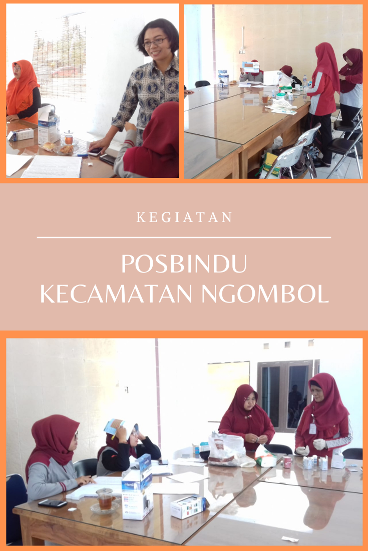 KEGIATAN POSBINDU DI KECAMATAN NGOMBOL