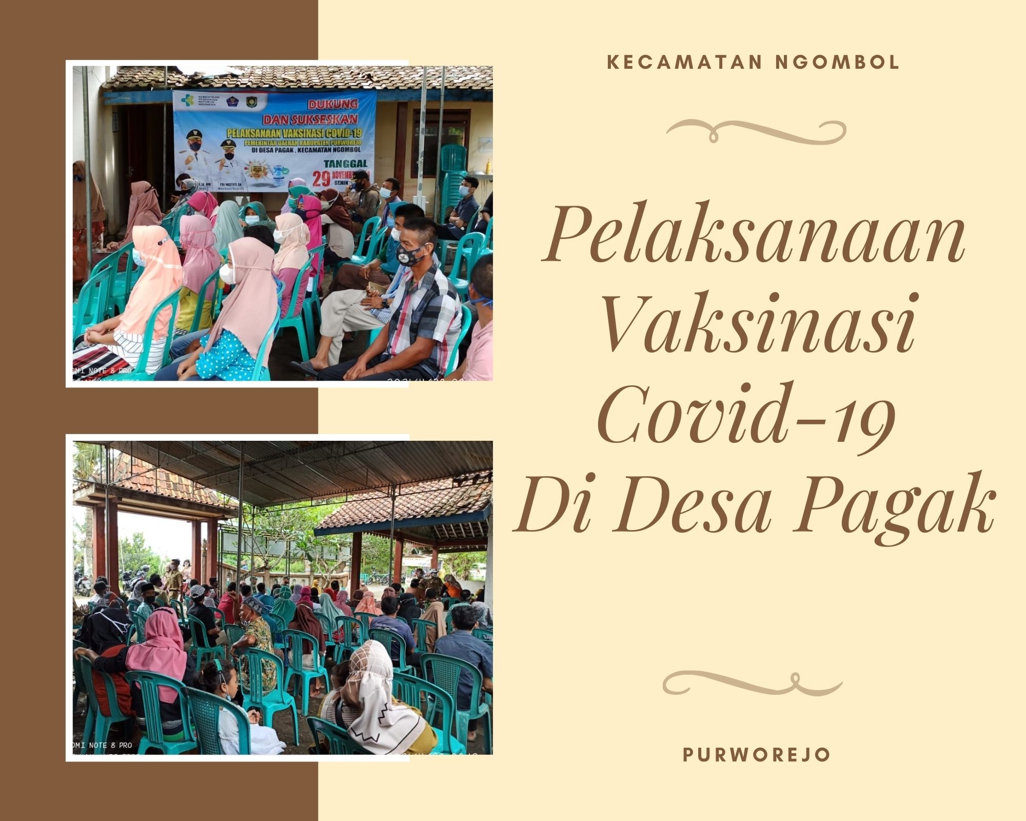 PELAKSANAAN VAKSINASI COVID-19 DI DESA PAGAK