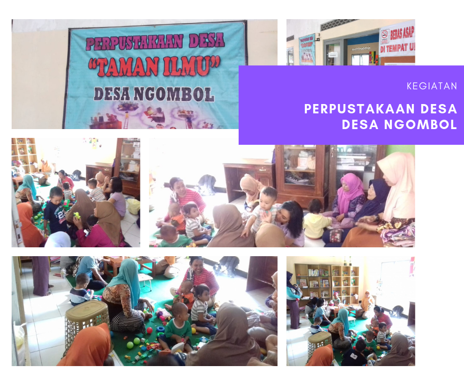 KEGIATAN PERPUSTAKAAN DESA NGOMBOL