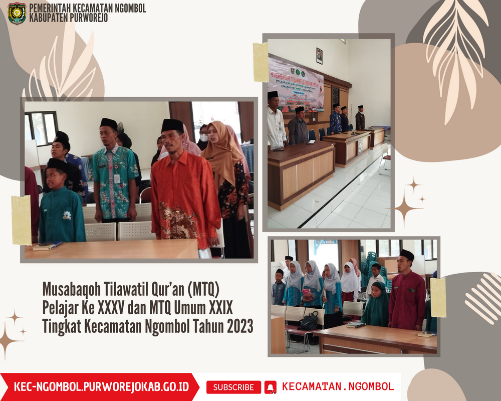 MTQ Tingkat Kecamatan Ngombol Tahun 2023