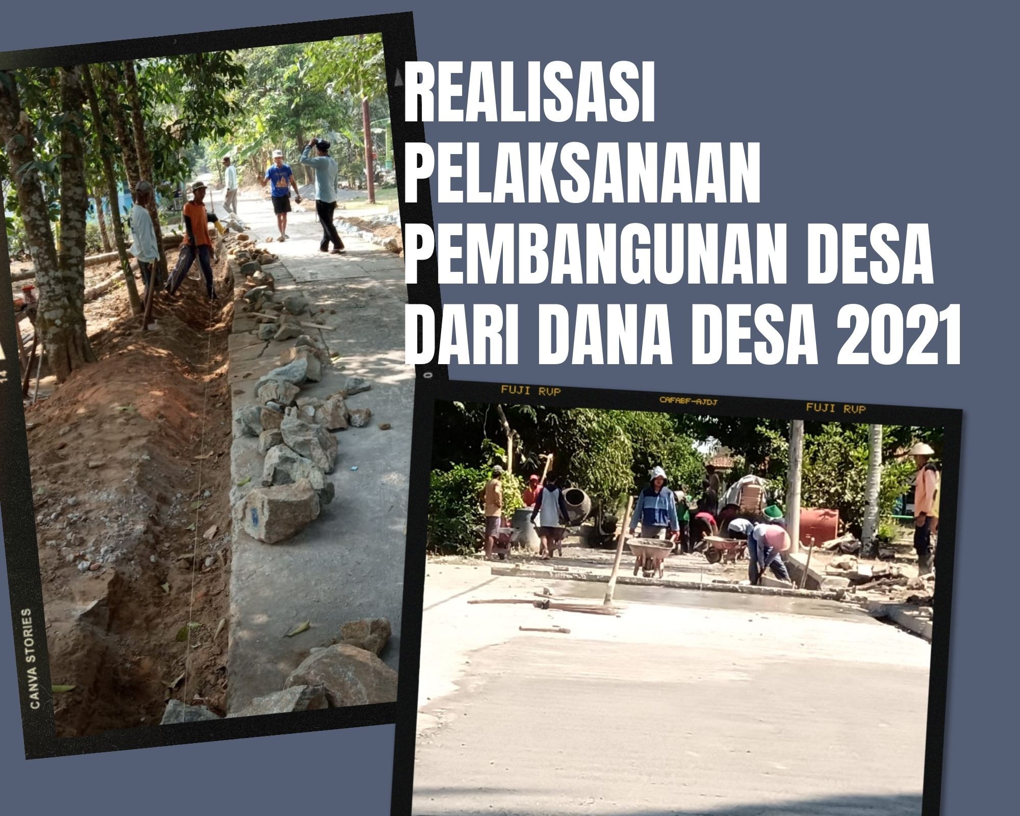 REALISASI PELAKSANAAN PEMBANGUNAN DESA DARI DANA DESA