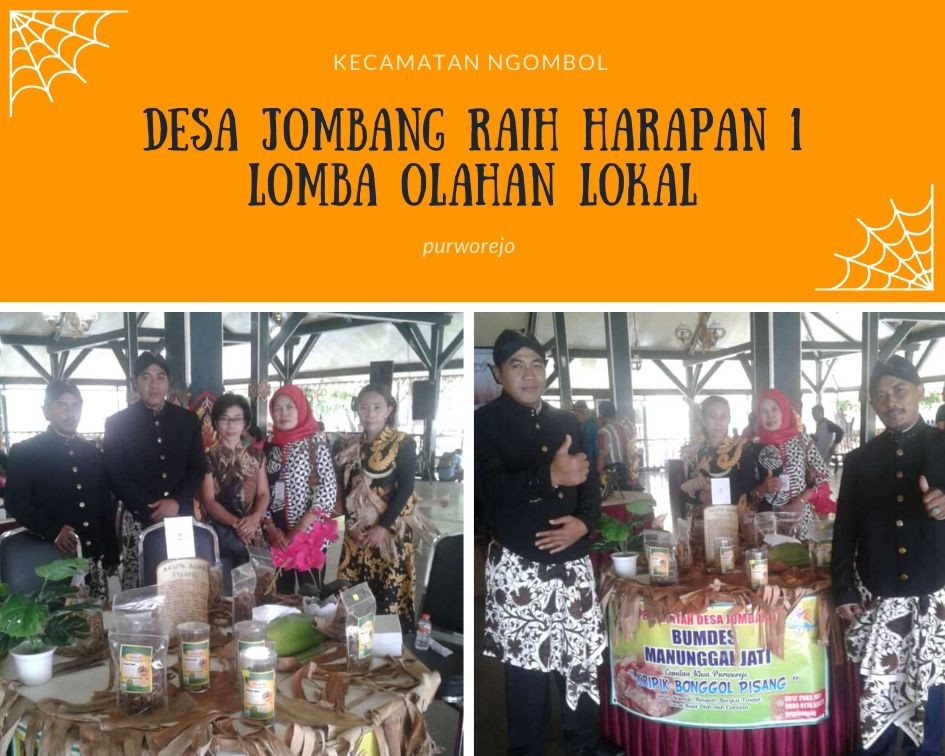 DESA JOMBANG RAIH HARAPAN 1 LOMBA OLAHAN LOKAL