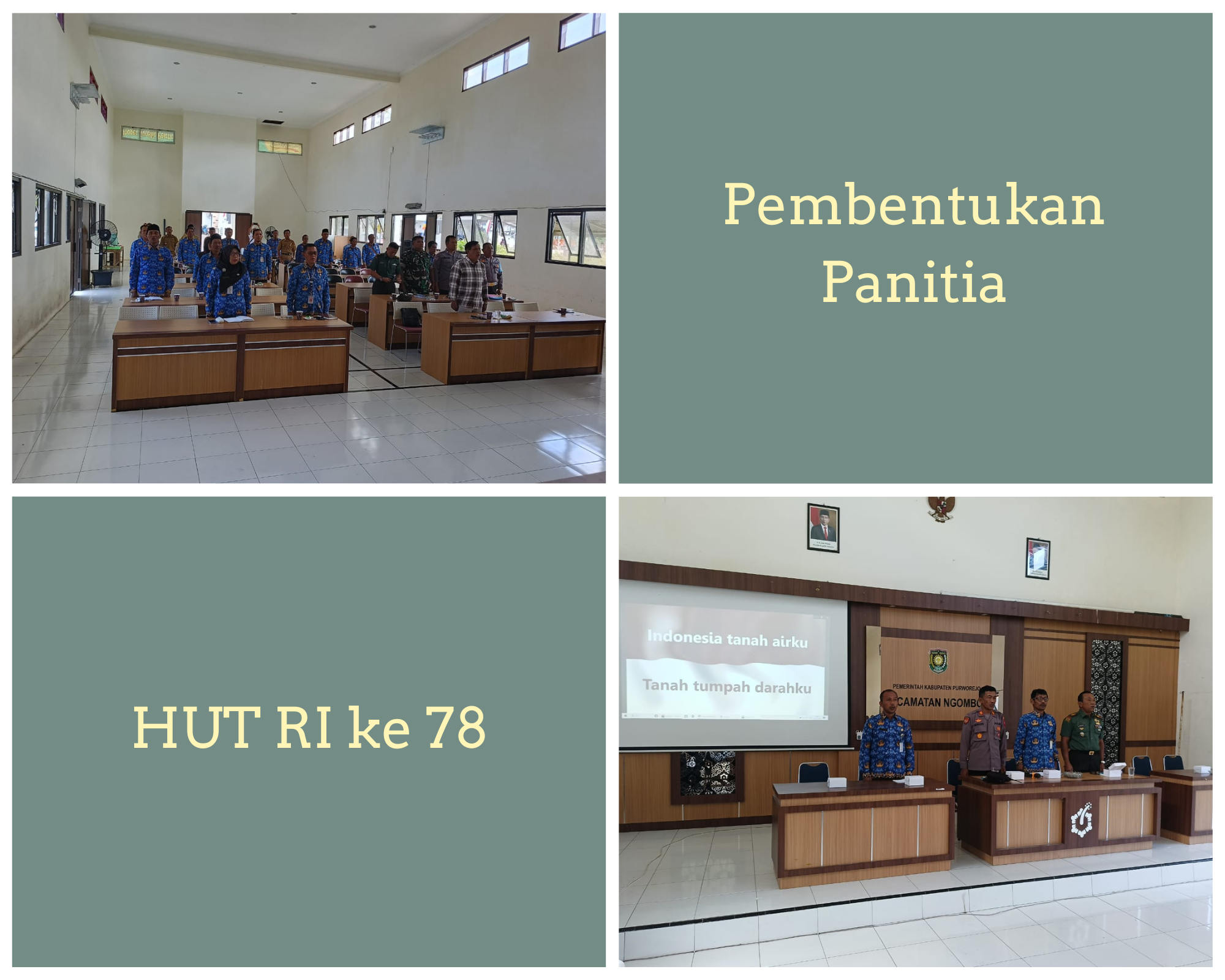 RAPAT KOORDINASI PEMBENTUKAN PANITIA HUT RI KE-78