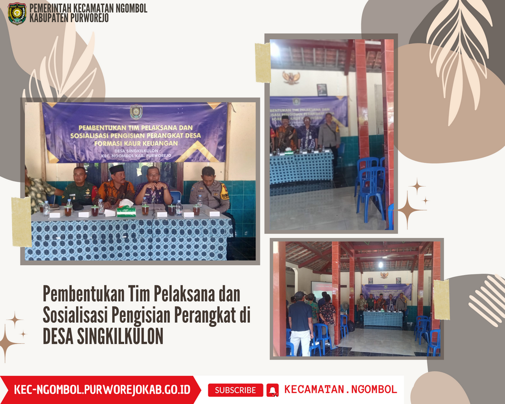 Pembentukan Tim Pelaksana dan Sosialisasi Pengisian Perangkat di DESA SINGKILKULON