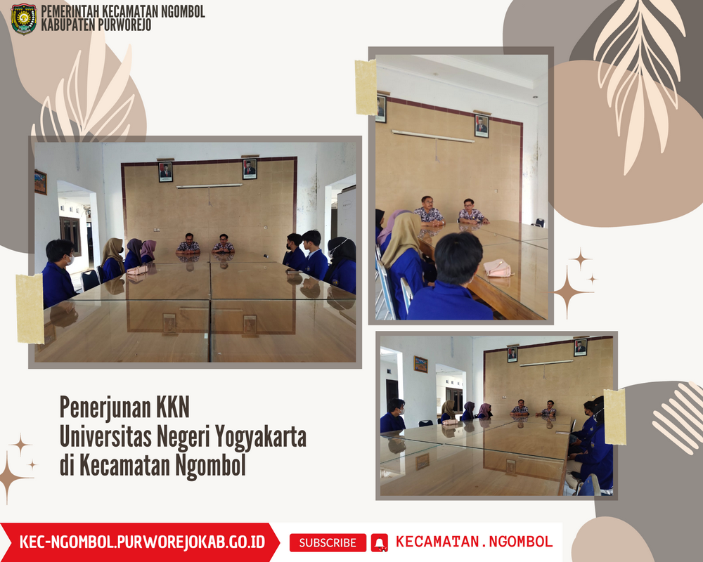 Penerjunan KKN Universitas Negeri Yogyakarta di Kecamatan Ngombol