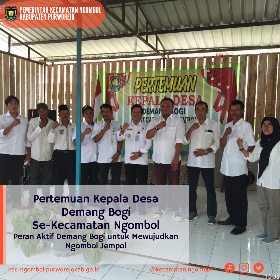 Pertemuan Kepala Desa  Demang Bogi