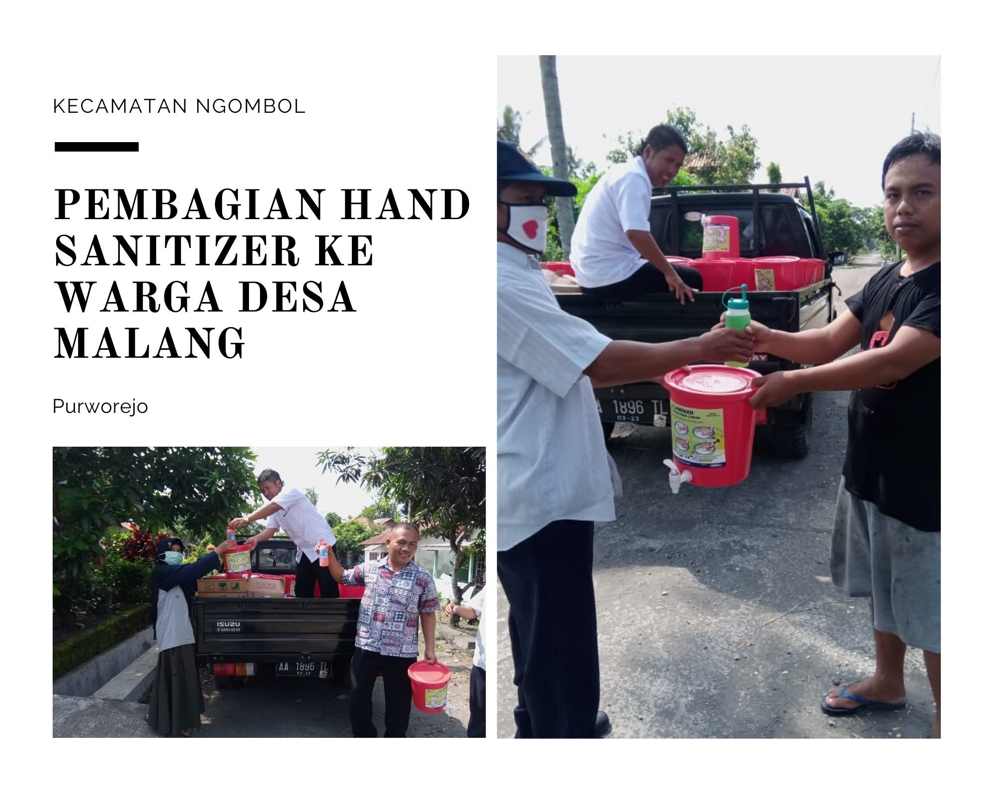 GERAKAN MELAWAN PANDEMI COVID-19 DI DESA MALANG