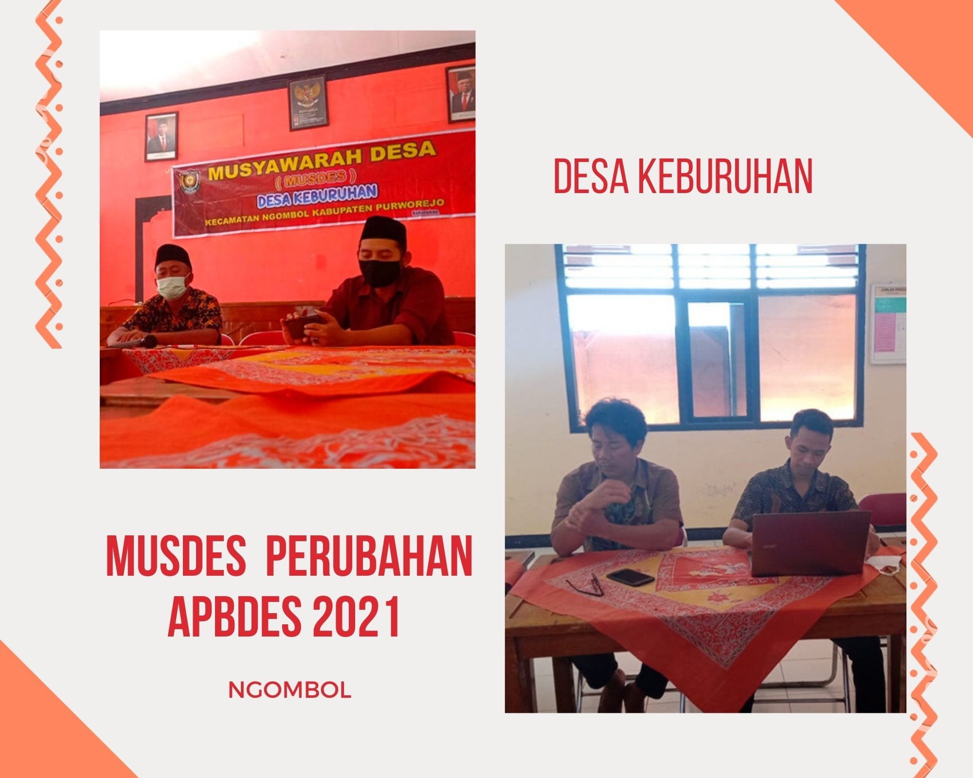 MUSDES  PERUBAHAN APBDes 2021 