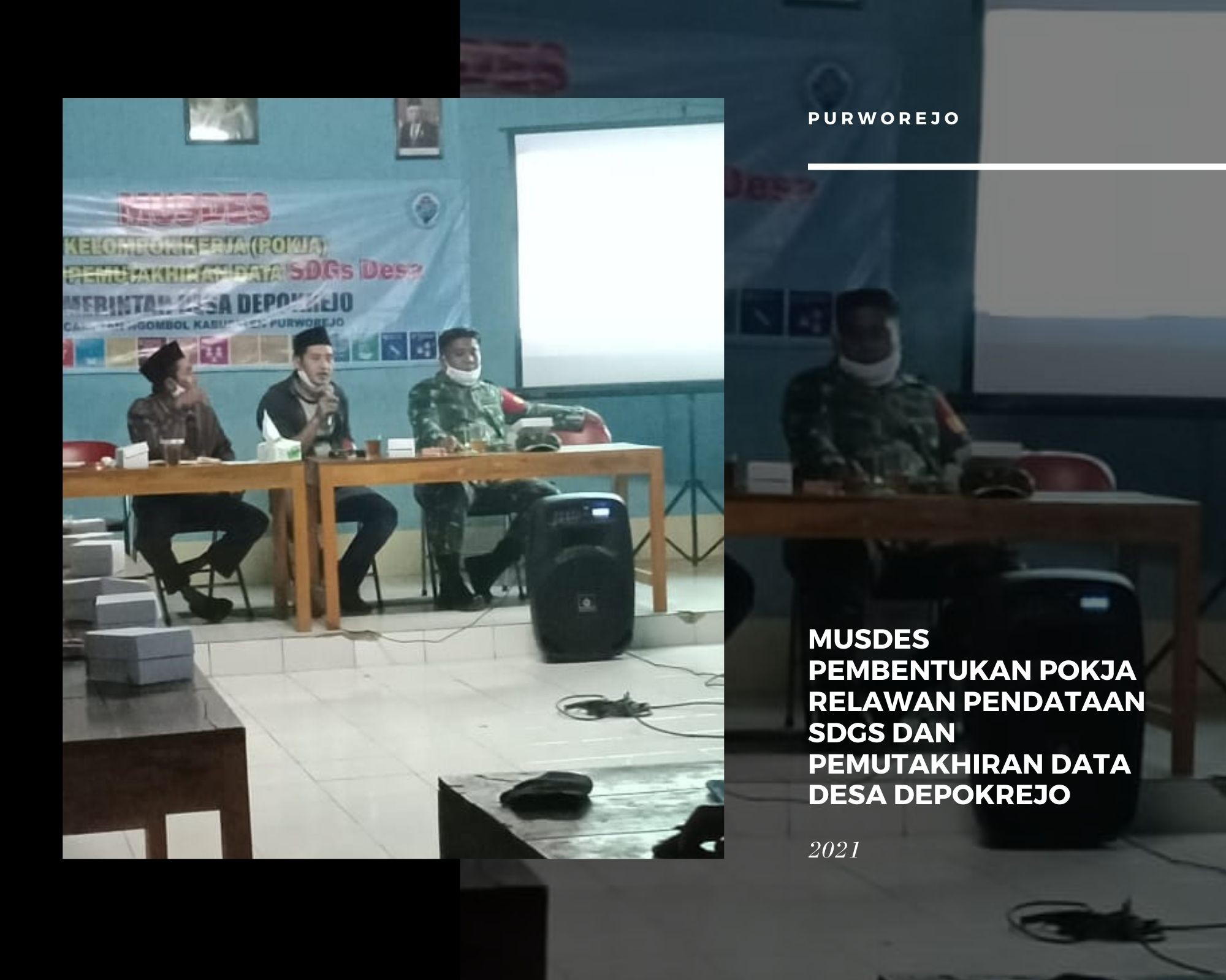 MUSDES PEMBENTUKAN POKJA RELAWAN PENDATAAN SDGS DAN PEMUTAKHIRAN DATA DESA DEPOKREJO