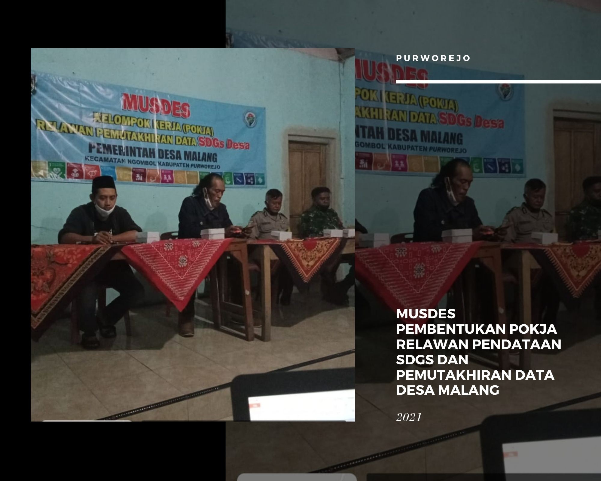 MUSDES PEMBENTUKAN POKJA RELAWAN PENDATAAN SDGS DAN PEMUTAKHIRAN DATA DESA MALANG