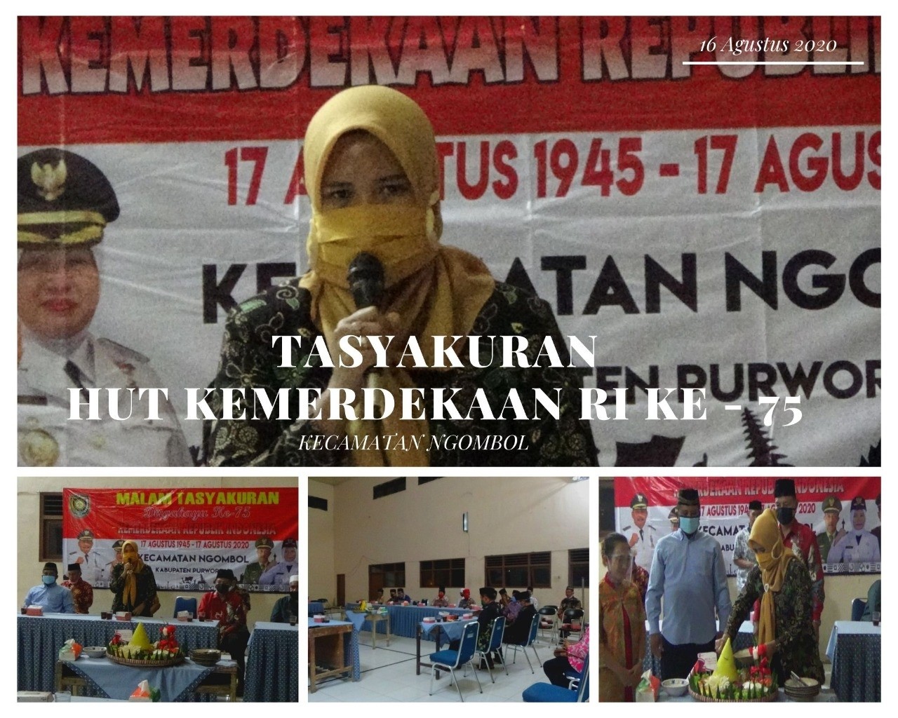 MALAM TASYAKURAN MEMPERINGATI HUT RI KE - 75 