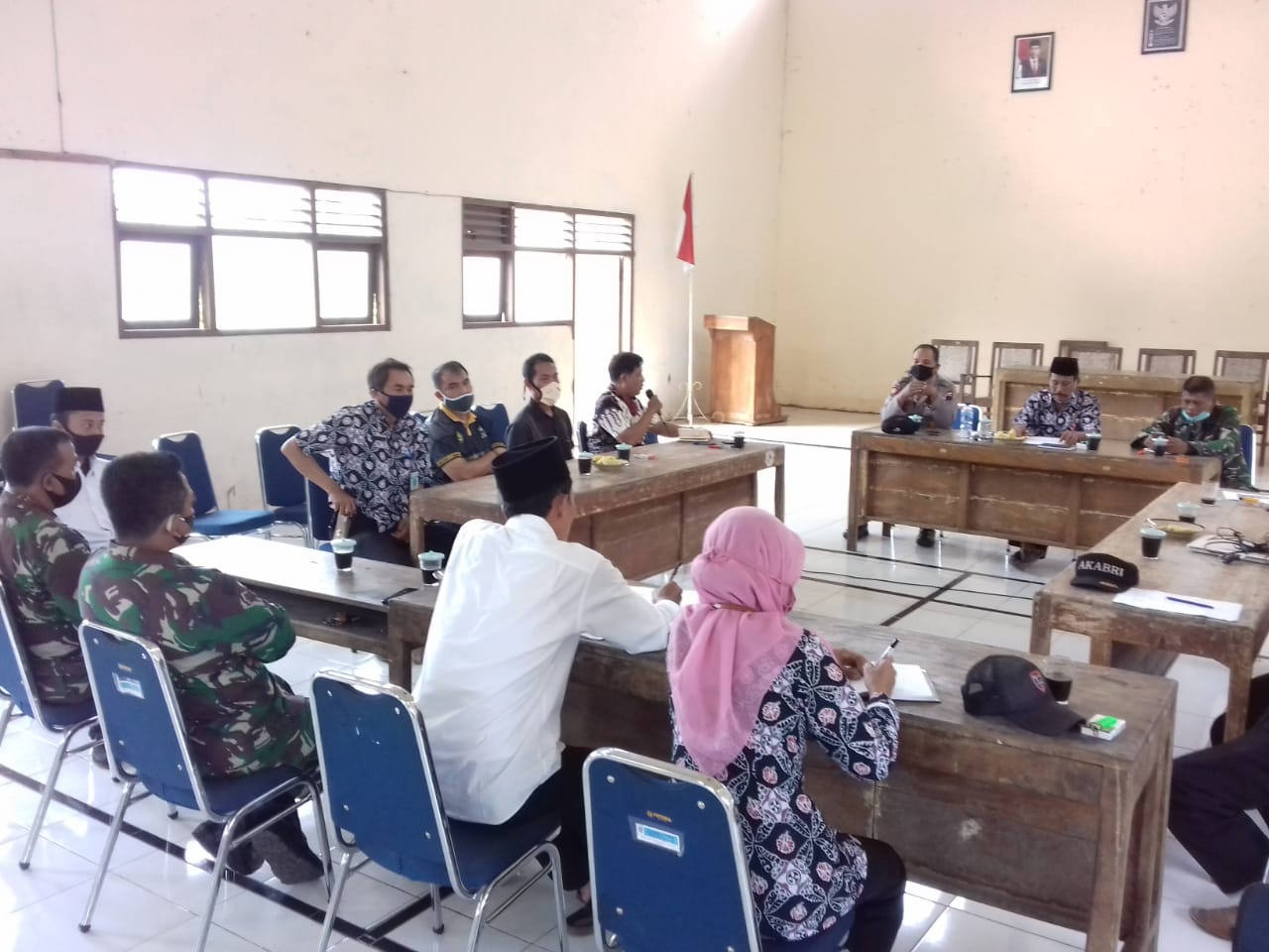 RAKOR PANITIA HUT RI KE -75 KECAMATAN NGOMBOL