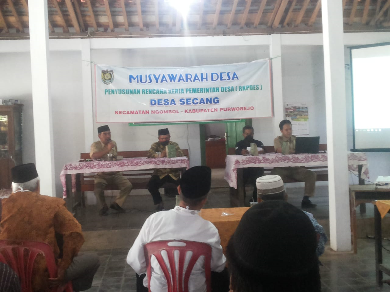 MUSDES RKPDES DESA TAHUN 2021 DESA SECANG