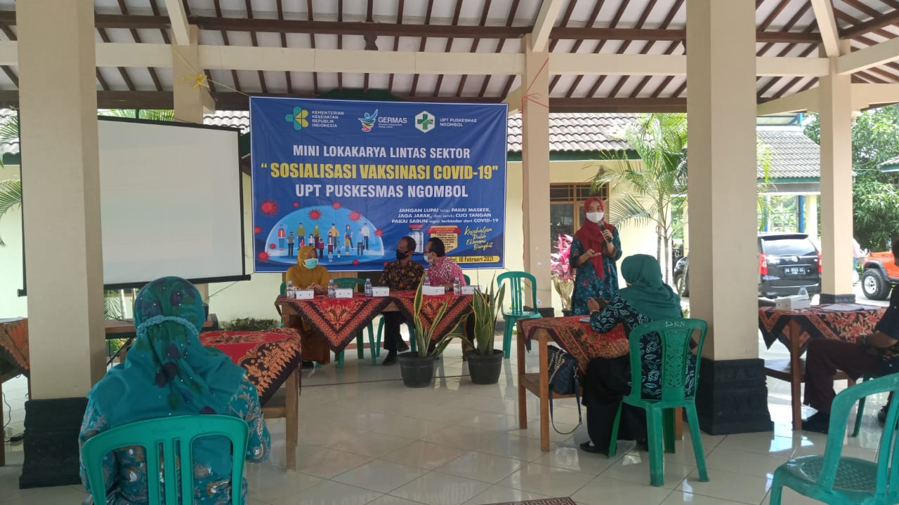 SOSIALISASI VAKSIN COVID-19 DESA SE KECAMATAN NGOMBOL