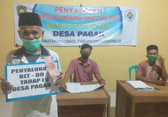 PENYALURAN BLT DD 2021 DESA PAGAK