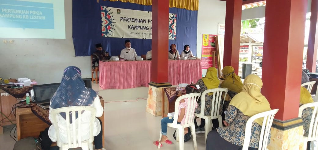 PERTEMUAN RUTIN KAMPUNG KB LESTARI DI DESA BRIYAN