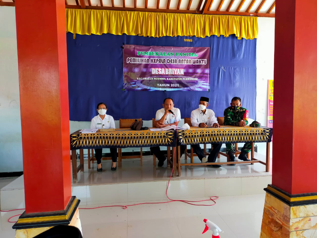 PEMBEKALAN PANITIA PENGISIAN KEPALA DESA ANTARWAKTU DESA BRIYAN