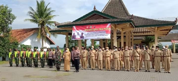 APEL TIGA PILAR KECAMATAN DALAM RANGKA NATAL 2021 dan TAHUN BARU 2022