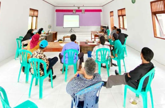 RAPAT KORDINASI DENGAN BPD DESA NGOMBOL