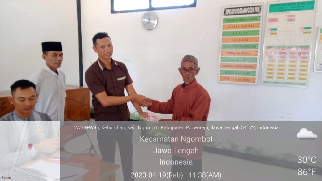 PENYALURAN BLT DD 2023 DESA KEBURUHAN