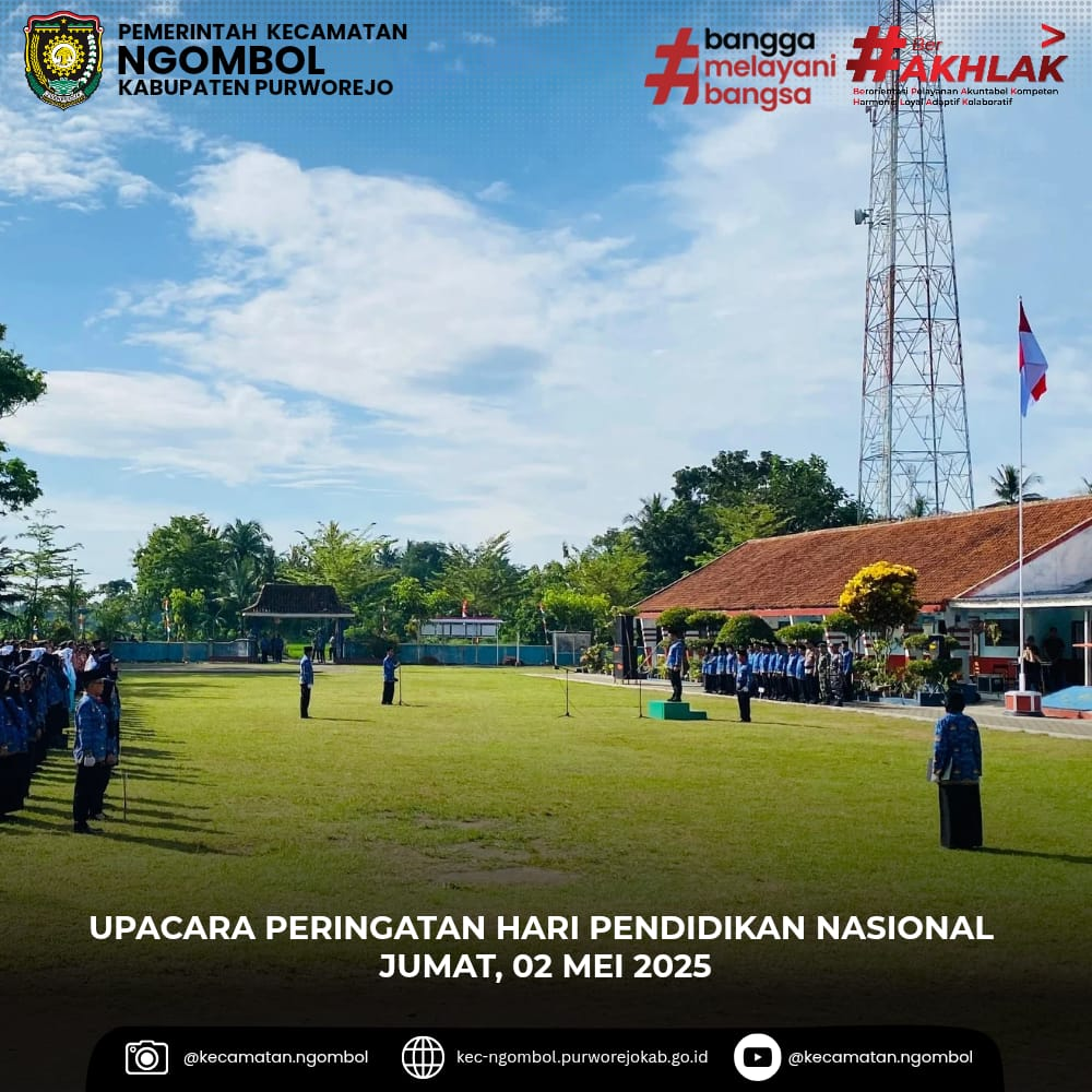 Peringatan Hardiknas 2025 di Lapangan SD Pejagran, Ngombol: Partisipasi Semesta Wujudkan Pendidikan Bermutu untuk Semua