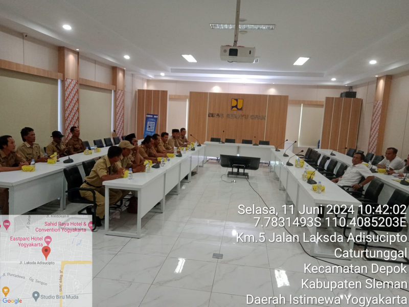 Audiensi Kecamatan Ngombol dengan BBWS Serayu Opak Yogyakarta