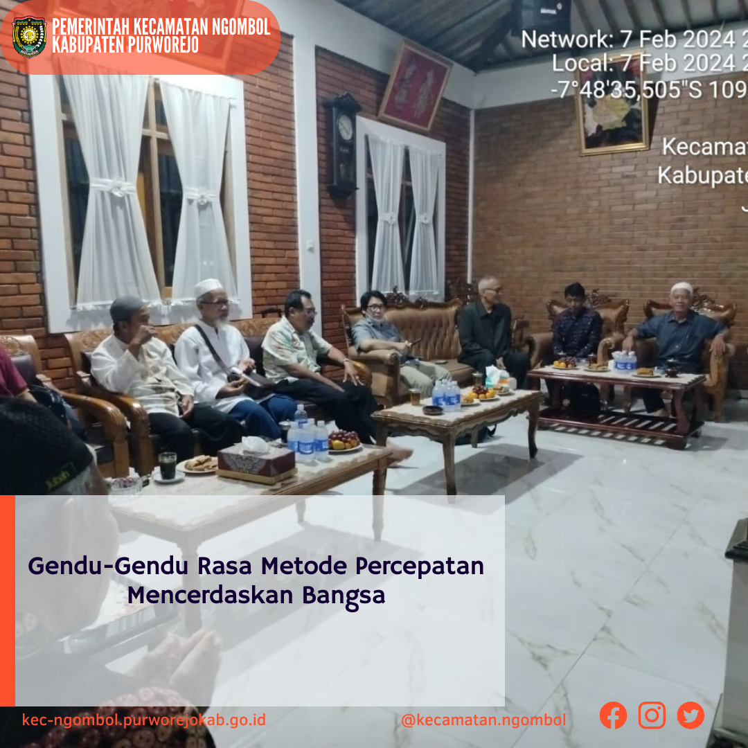 Gendu-Gendu Rasa Metode Percepatan Mencerdaskan Bangsa di Desa Sumberrejo