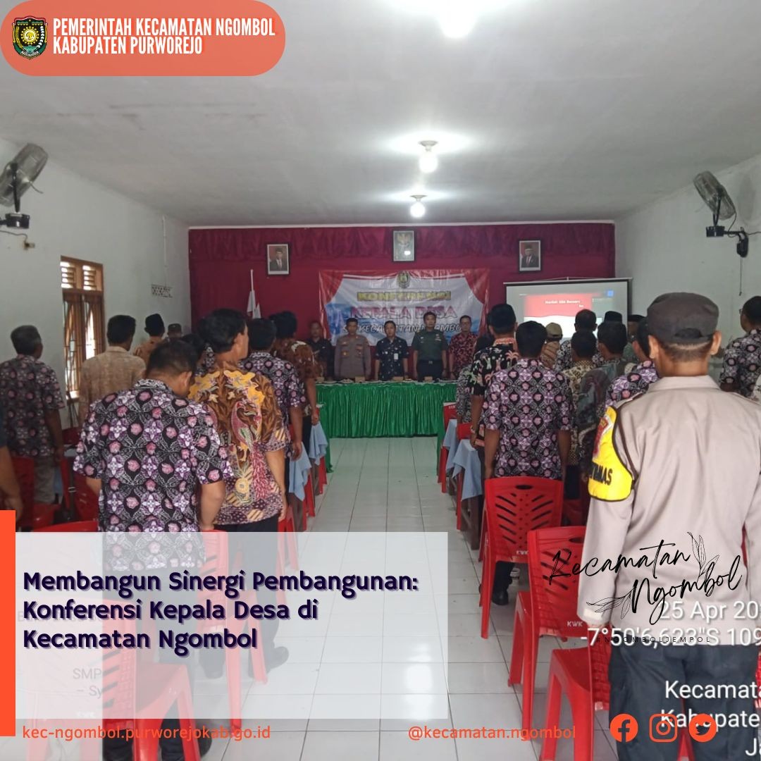 Membangun Sinergi Pembangunan: Konferensi Kepala Desa di Kecamatan Ngombol