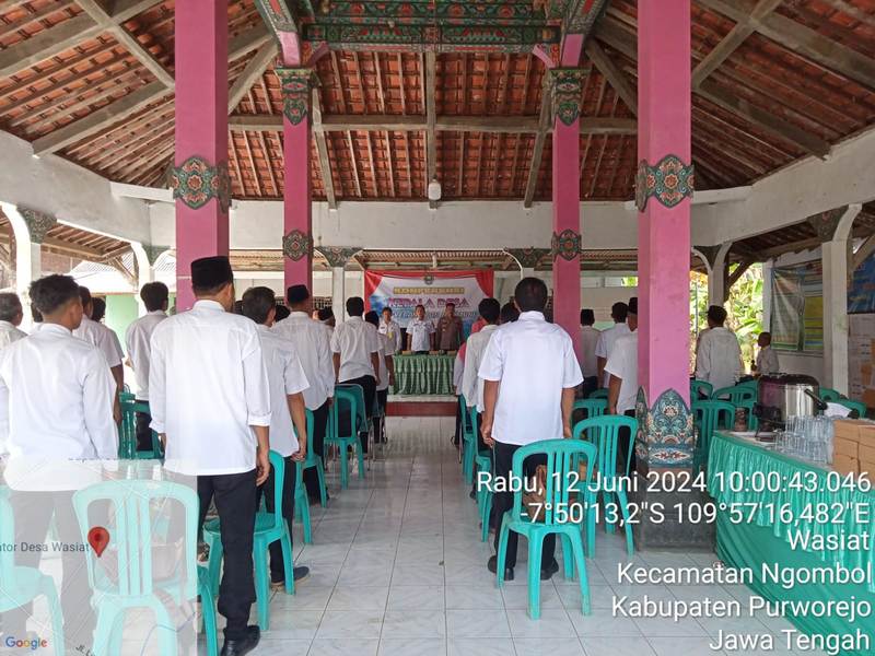 Konferensi Kepala Desa Se-Kecamatan Ngombol di Desa Wasiat