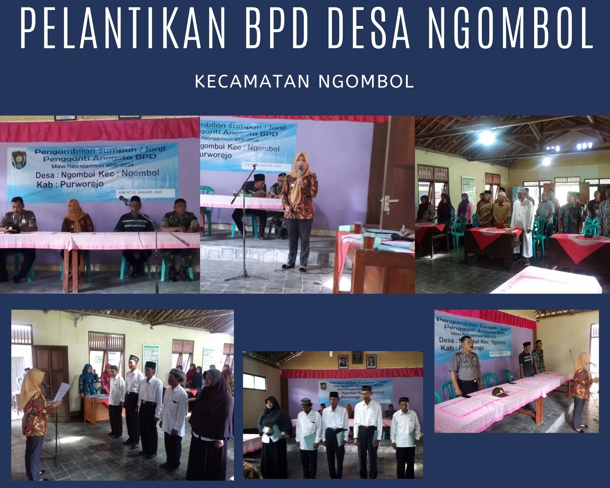 PELANTIKAN BPD DESA NGOMBOL