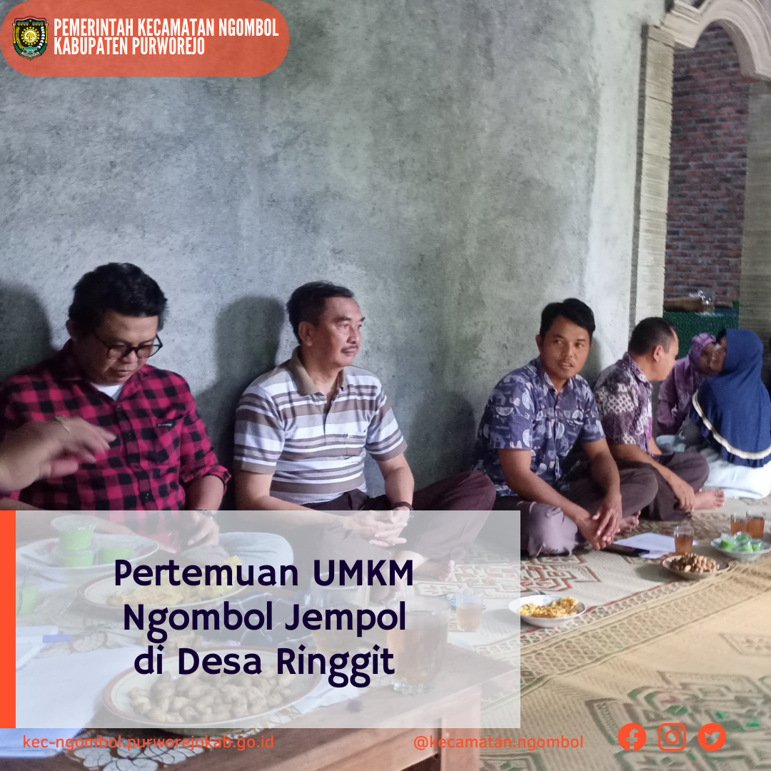 Pertemuan UMKM Ngombol Jempol di Desa Ringgit