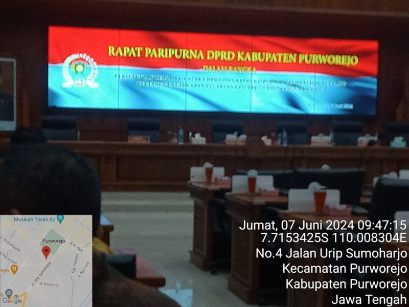 Rapat Paripurna DPRD Kabupaten Purworejo