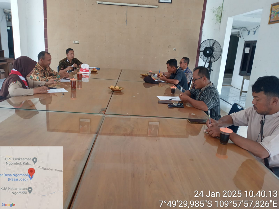 Rapat Teknis Persiapan Tim Bergodo Kecamatan Ngombol Sambut HUT Kota Purworejo ke-194