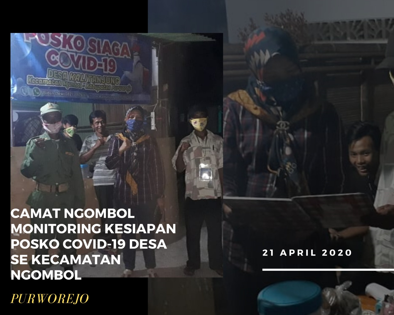 CAMAT NGOMBOL MONITORING POSKO DESA SE KECAMATAN NGOMBOL