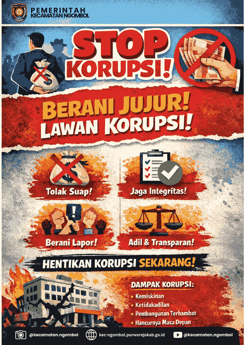 BERANI JUJUR, LAWAN KORUPSI!